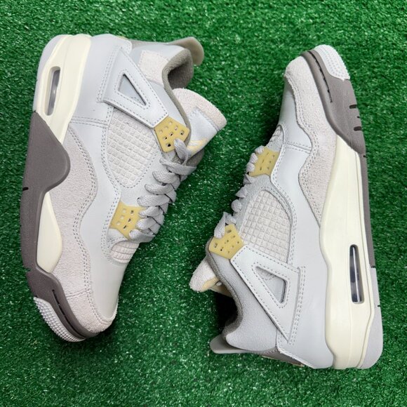 Mens 4.5/WMNS 6 Nike Air Jordan 4 Retro SE Craft Shoes Grey DV3742-021 VNDS main image 7